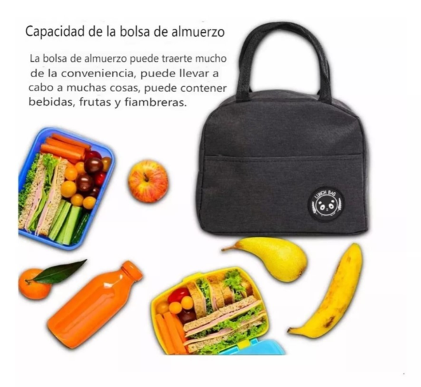 Lonchera Bolso Termico Alimentos Almuerz - Imagen 6