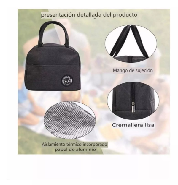Lonchera Bolso Termico Alimentos Almuerz - Imagen 7
